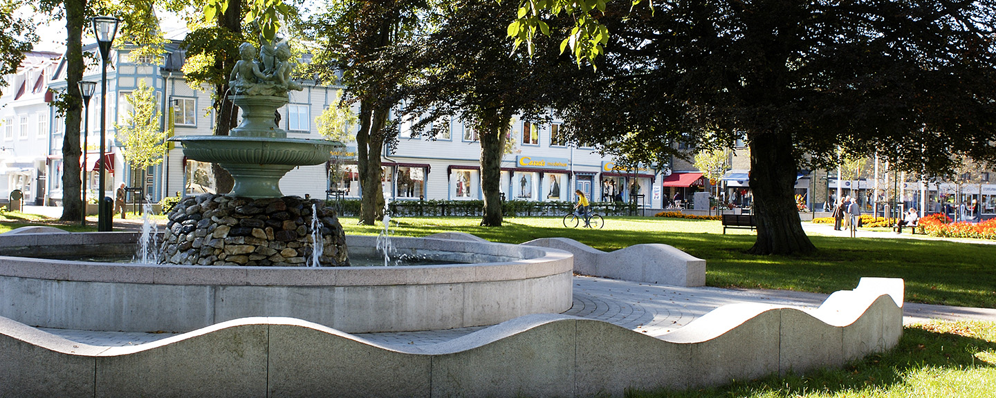 Fontän i Badhusparken